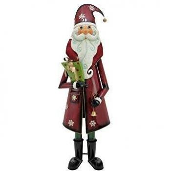 EUROPALMS Santa Claus, Metall, 195cm, rot