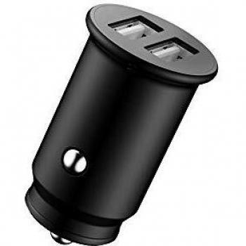 Adaptateur allume-cigare USB 2 ports 5V 2,4A Noir