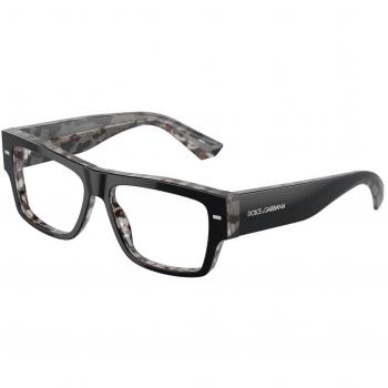 Dolce & Gabbana DG3379 3403 Men's Spectacles Black Size 53