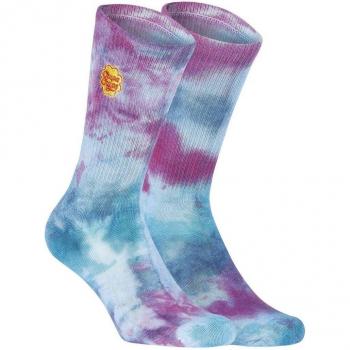 Calcetines cómodos Tye Dye Chupa Chups, 1 par, colores vibrantes