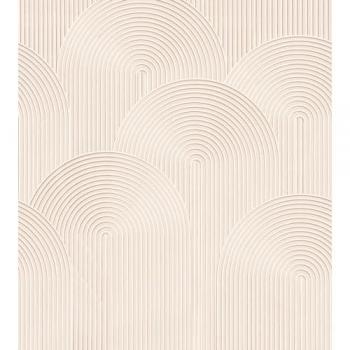Peinture Murale 3D Origine – Beige Crème Clair, Panoramique
