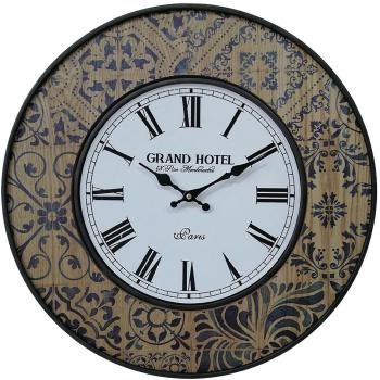 Horloge Murale Cuisine Salon Rebecca Mobili Blanche et Bleue