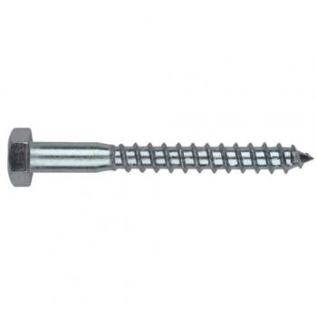Tornillos Tirafondo Cincados DIN-571 40mm x 5mm