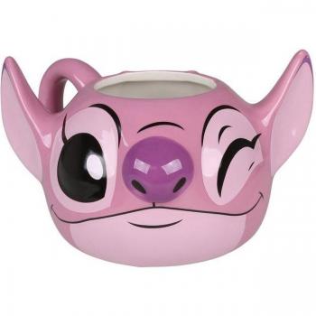 Mug rose en céramique STITCH Andzia Disney
