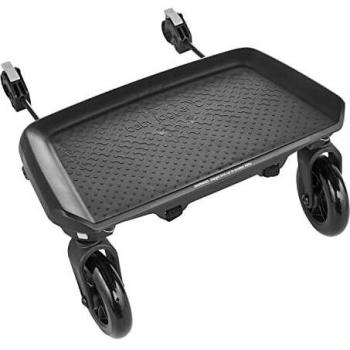 Ride-Along Board for Baby Jogger City Mini, City Select, and City Tour LUX Single Strollers (Black)