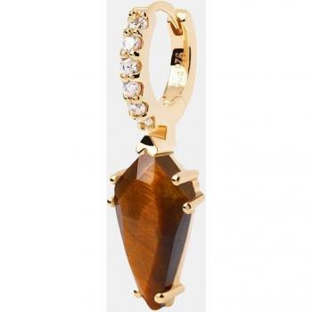 Pendiente de plata Gemstones con ojo de tigre PDPAOLA