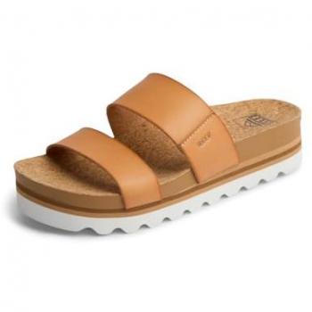 REEF Cushion Vista Hi Flips – Women's Natural Beige, EU 37.5