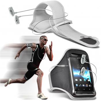 High‑Quality White Fitness Earbuds