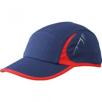 Blue Navy & Red 4‑Panel Running Cap – Myrtle Beach, One Size