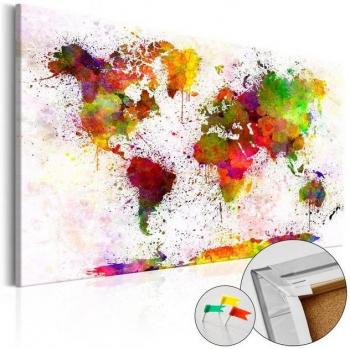 Bacheca di sughero Artistic World 60x40