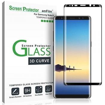 AmFilm Galaxy Note 8 3D Curved Tempered Glass Screen Protector
