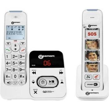 Téléphone Senior Geemarc avec Répondeur Photo et Amplification