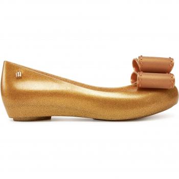 Goldfarbene Melissa Ballerina – Ultragirl Classic Bow (Ad 35965)