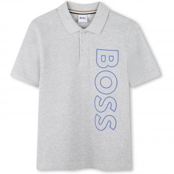 BOSS Polo para Niños Algodón con Emblema