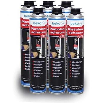 6x Beko Pistolenschaum 750 ml