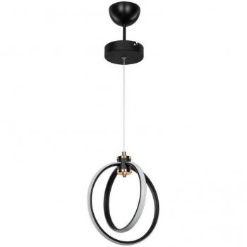 Lampada a sospensione LED Felicia con due cerchi ASZ1591