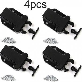 Touch-Activated Door Latch Set