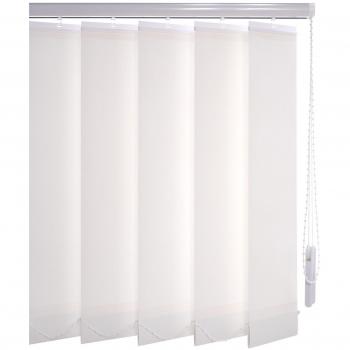 Lamellenjalousie 127 mm, 120 x 250 cm, Weiß