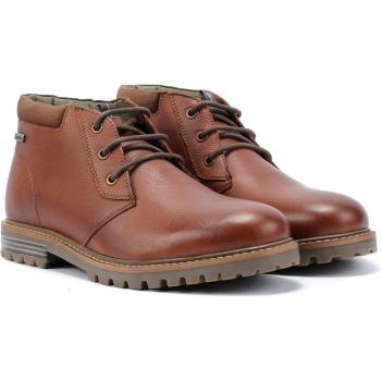 Barbour Boulder Botas de Hombre en Cuero Marrón