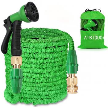 AIBIDUO Hose Pipe with Solid Brass Fittings