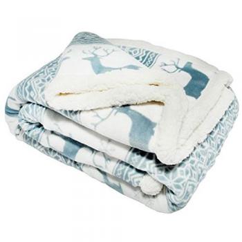 Bellissimo Sherpa Blanket Nordic Ice, 130 x 180 cm