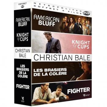Coffret DVD Christian Bale – American Bluff, Knight of Cups, Les Brasiers de la Colère et Fighter