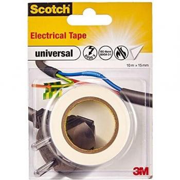 3M Isolierband universal, 15 mm x 10 m, weiß