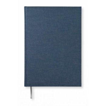 Olinjerad A4 Bok i Mörk Denim