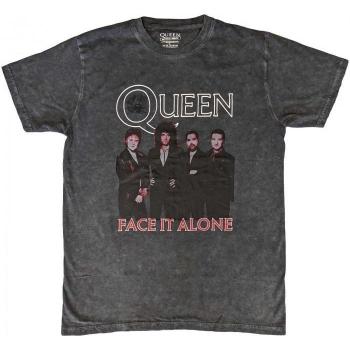 Queen Unisex Face It Alone Band T-Shirt Large
