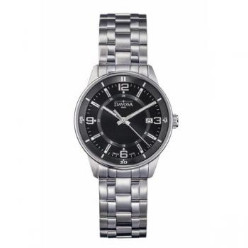 Men's Black Chrono Date by Davosa 167.585.55