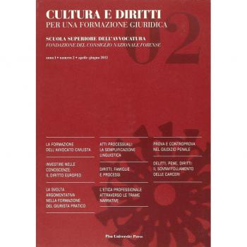 Cultura e diritti. Per una formazione giuridica