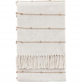 Cedar & Sage Largs Woven Bobble Grey Throw 130cm x 180cm