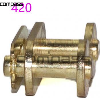 Hebilla de cadena para motocicleta dorada 25H T8F 420 428 520 530