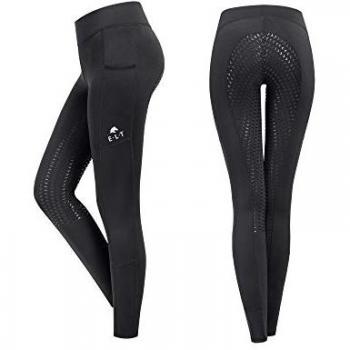 Reitleggings Full Grip, Mädchen ELT Ella
