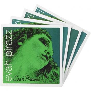 EVAH PIRAZZI E‑String Violin Strings – Silvery Steel Ball End