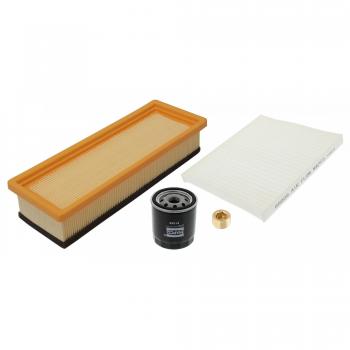 MAPCO FIAT 68302 Filter-Kit: Ölfilter, Luftfilter, Innenraumfilter und Ölablaßschraube