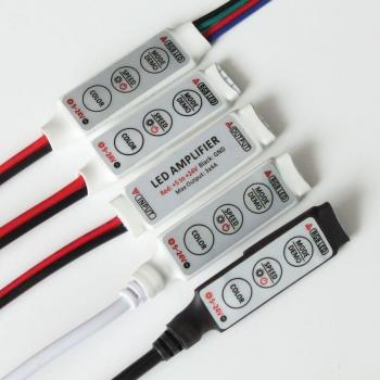 Kit de 10 Controladores Mini RGB LED 5-24V CC