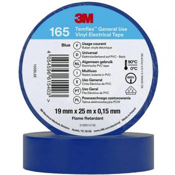 Ruban isolant en vinyle 3M Temflex 10m x 15mm