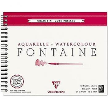 Album da disegno Clairefontaine 96314C 12 fogli 24x30 cm 300 g