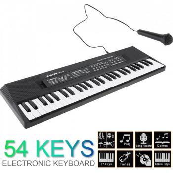 Kids' Electronic Music Keyboard with Microphone