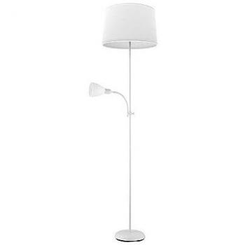 Fabrilamp 175242001 – Support de sol Rilon, Lecteur blanc, Écran blanc, 175,5 x 40 x 40 cm