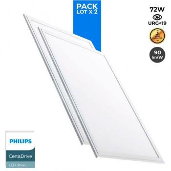 Modernes LED-Einbaupanel 120x60 cm