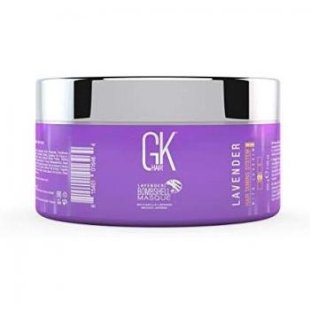 GK Hair Bombshell Masque Bonding Color Mask pour Cheveux Blonds Teinte Lavender 200g