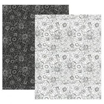 10er Pack Ludwig Bähr Fotokarton 'Tangle Creation 2' 300g/qm A4 Motiv 01
