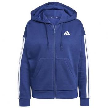Capuche Full Zip Adidas Bleu Fleece Femme