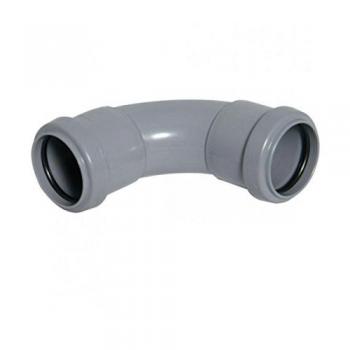 Light Grey 32 mm Floplast Sweep Bend – Push‑Fit Waste