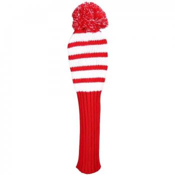 Funda de Golf Fairway Metal Rojo/Negro con Pompon, Accesorios de Golf en Stock