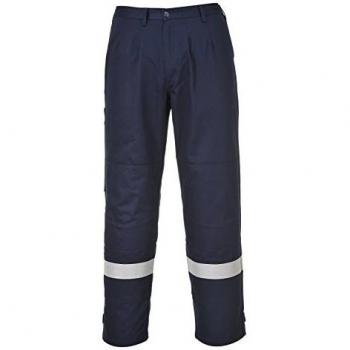 Biz Flame Plus Men's Flame Resistant Trousers Navy Blue 3XL 32