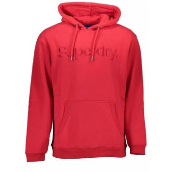 Superdry Felpa con Cappuccio Core Logo Source Hike 2XL (Rosso)