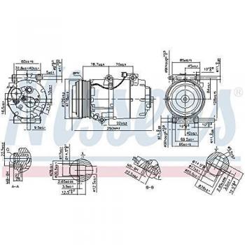 Nissens Automotive AC Compressor 890090